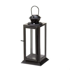 sepedka 1 pc of black country western 8" candle-holder lantern lamp terrace-light wedding table