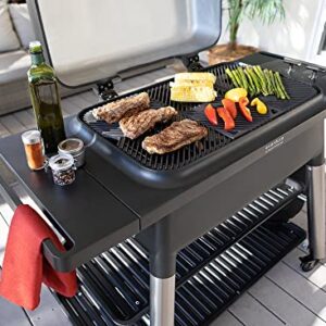 Everdure FURNACE 3-Burner Gas Grill, Liquid Propane Portable BBQ Grill with Die-Cast Aluminum Body and Fast-Ignition Technology, 466 Square Inches of Grilling Surface, Adjustable Height, Matte Black