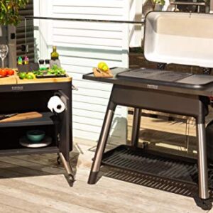 Everdure FURNACE 3-Burner Gas Grill, Liquid Propane Portable BBQ Grill with Die-Cast Aluminum Body and Fast-Ignition Technology, 466 Square Inches of Grilling Surface, Adjustable Height, Matte Black