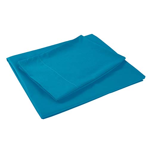 Sfoothome Cal King Sheets Set - Hotel Luxury 4-Piece Bed Set, Extra Deep Pocket, 1800 Series Bedding Set,Sheet & Pillow Case Set (California King, Teal)