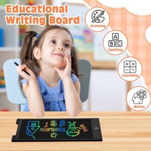 LCD Writing Tablet for Kids,12 Inch Colorful Doodle Board for Toddlers,Toddler Toys for 3 4 5 6 7 8 Year Old Girls or Boys,Reusable Electronic Drawing Pad,Birthday Gift for Children (Black)