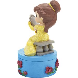 Precious Moments - Disney Beast True Beauty Belle Resin Covered Box - Collectible Décor, Birthday, Holiday Present, or Anniversary