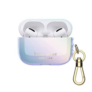 kate spade new york protective case for airpods pro - iridescent