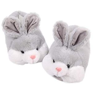 caramella bubble kids classic bunny slippers,cute animal anti slip house shoes for boy and girl,rabbit slippers christmas halloween easter gifts
