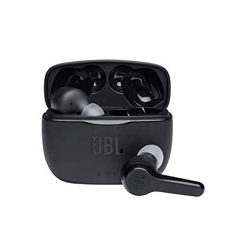 JBL Tune 215TWS True Wireless Earbud Headphones - Pure Bass Sound, Bluetooth, 25H Battery, Dual Connect (Black)