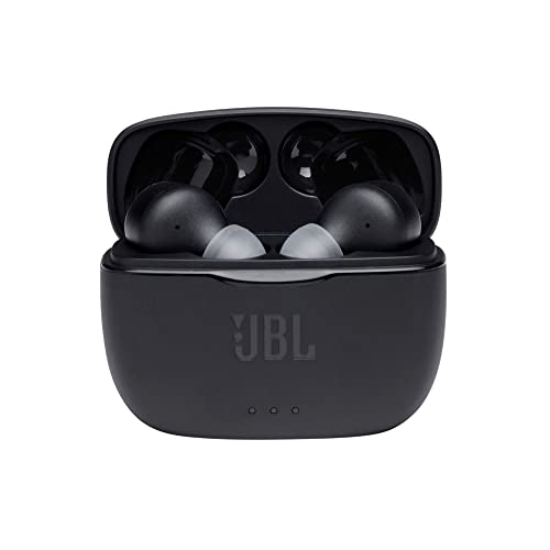 JBL Tune 215TWS True Wireless Earbud Headphones - Pure Bass Sound, Bluetooth, 25H Battery, Dual Connect (Black)