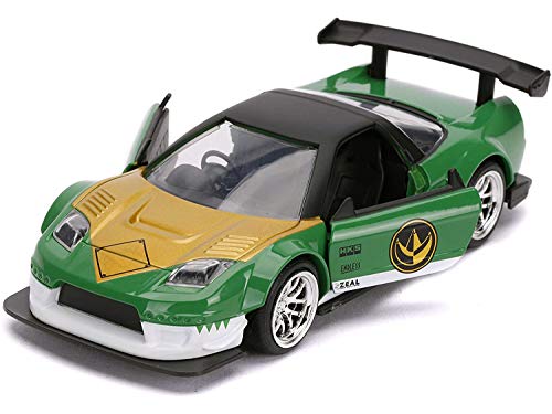 Jada Toys Power Rangers 1:32 Green Ranger 2002 Honda NSX Type-R Die-cast Cars, Toys for Kids and Adults