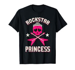 rockstar princess | cute girls rockers gift t-shirt