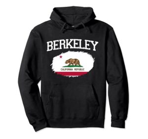 berkeley ca california flag vintage usa sports men women pullover hoodie