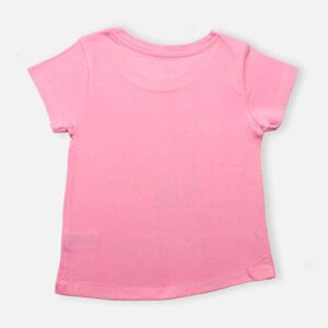 Disney Princess Cinderella Girl's Birthday Blouse Tee Shirt, Scoop Neck Pink