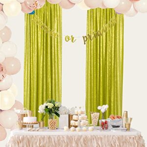 backdrop curtain lime green 2ftx7ft 2 pack sequin backdrop 60x215cm sequin fabric backdrop drapes christmas backdrop for photography lime green wall backdrop shimmer wedding backdrop