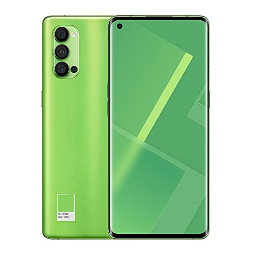 OPPO Reno4 Pro 5G Dual-SIM 256GB (GSM Only | No CDMA) Factory Unlocked Android Smartphone (Green Glitter) - International Version