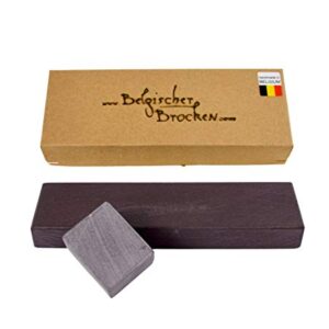 BLUE BELGIAN WHETSTONE original 5,90x1,57in I Grinding stone for knives & tools I Sharpening stone for extra fine grinding effective & highest precision I Incl. slurry stone I Grain 5000-6000