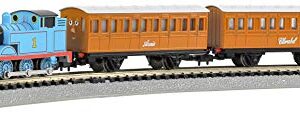 Bachmann Trains - Thomas with Annie and Clarabel Ready to Run Electric Train Set - N Scale, Blue