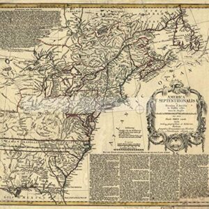 1756 Map| North America| America Septentrionalis a Domini d'Anville in Galliis Edita n