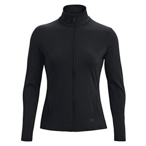 under armour women's motion jacket , black (001)/jet gray , medium