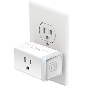 kasa smart plug mini with energy monitoring, smart home wi-fi outlet works with alexa, google home & ifttt, wi-fi simple setup, no hub required (kp115), white – a certified for humans device