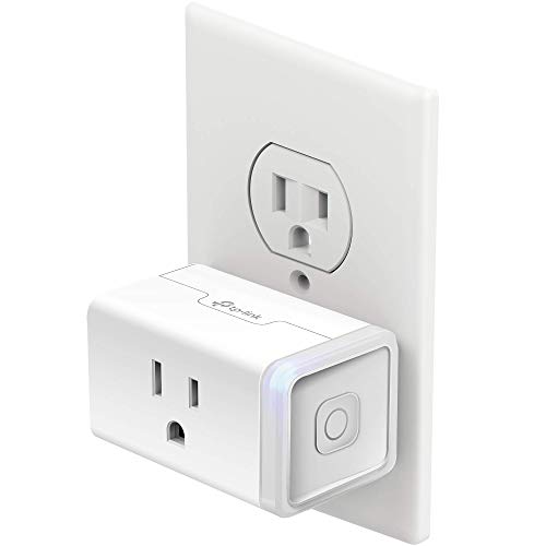 Kasa Smart Plug Mini with Energy Monitoring, Smart Home Wi-Fi Outlet Works with Alexa, Google Home & IFTTT, Wi-Fi Simple Setup, No Hub Required (KP115), White – A Certified for Humans Device