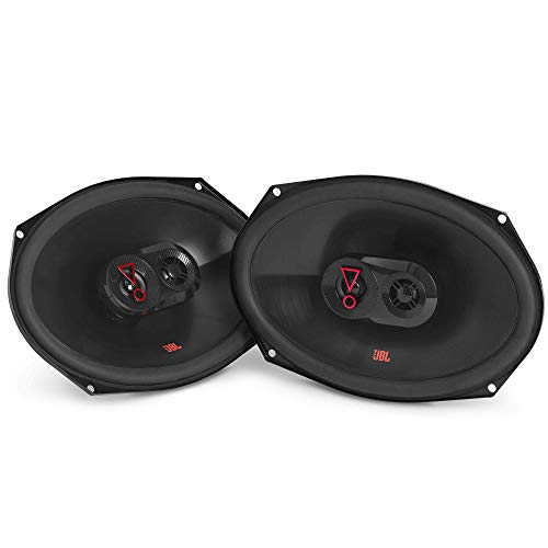 JBL Stage 39637F - 6inch x 9inch Three-way car audio speaker, No Grill