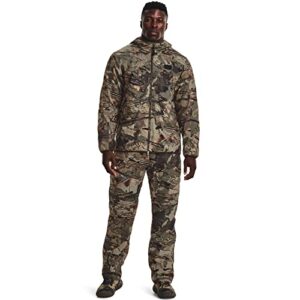 under armour mens brow tine coldgear infrared jacket , ua forest 2.0 camo (988)/black , medium