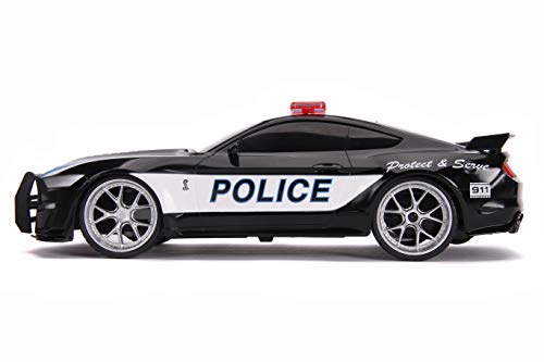 Jada Toys Hyperchargers 1:16 2020 Ford Mustang Shelby GT500 & 2019 Dodge Challenger SRT Remote Control Car, Toys for Kids and Adults