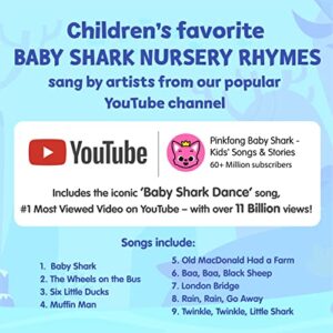 Baby Shark Nursery Rhymes 10 Button Sound Book| Learning & Education Toys | Interactive Baby Books for Toddlers 1-3 | Gifts for Boys & Girls