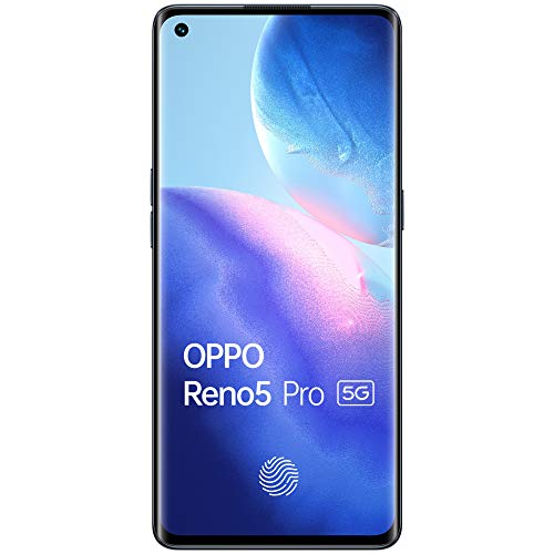 OPPO Reno5 Pro 5G Dual-SIM 128GB ROM + 8GB RAM (GSM only | No CDMA) Factory Unlocked 5G Smartphone (Starry Black) - International Version