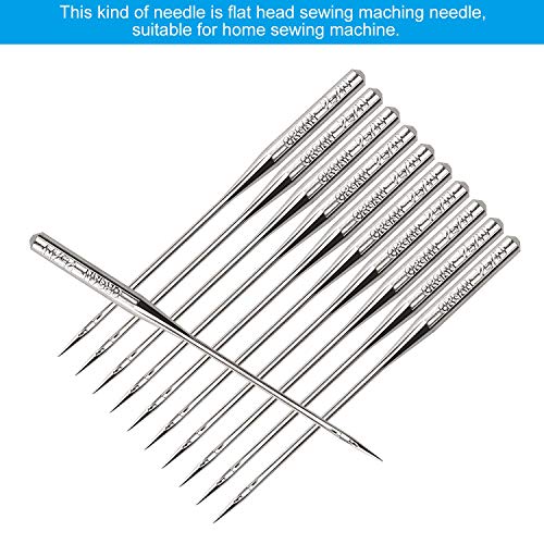 50 Pcs Embroidery Sewing Machine Needles Size 75/11 130/705H HAx1 Sewing Needles for Brother Sewing Machine (5 Pack of 10 Needles)