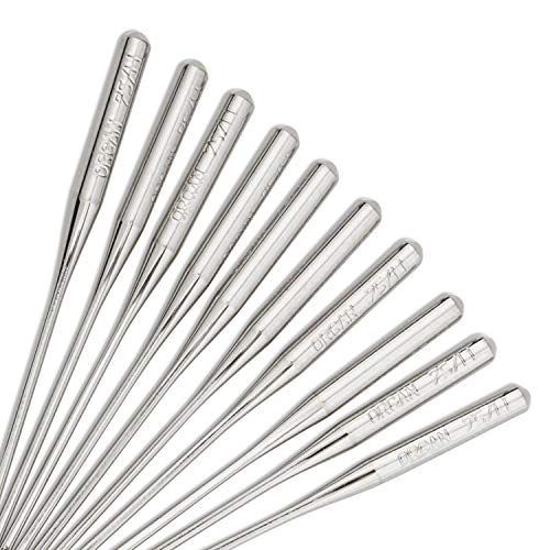 50 Pcs Embroidery Sewing Machine Needles Size 75/11 130/705H HAx1 Sewing Needles for Brother Sewing Machine (5 Pack of 10 Needles)