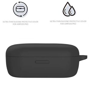 Compatible with Bose QuietComfort Earbuds Case, Youkei Silicone Case Cover Easy Carrying Protective Case Cover Compatible with Bose QuietComfort Noise Cancelling Earbuds (Black)