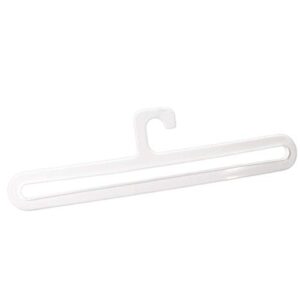welliestr (pack of 50 plastic hangers,towel/scarf/legging hangers, 21cm/8.3" - white