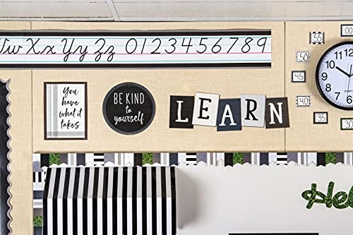 Teacher Created Resources Modern Farmhouse Cursive Writing Bulletin Board