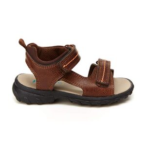 Simple Joys by Carter's Boy's Rowan Beach Sandal, Brown, 4 Toddler