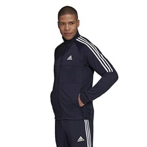 adidas Men's AEROREADY Sereno Cut 3-Stripes Slim Track Top, Legend Ink, X-Small