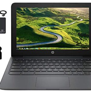 HP 2020 Premium Chromebook 11.6" HD Laptop Business & Student, Intel Celeron N3350, 4GB RAM, 32GB eMMC+64GB SD Card, HD Webcam, Bluetooth, Chrome OS, Wireless-AC,WiFi, USB-A&C, w/HubXcel Accessories