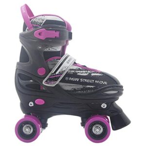 NEW STREET MOVE Adjustable Roller Skate GW-083 (Pink, 21.5-24)