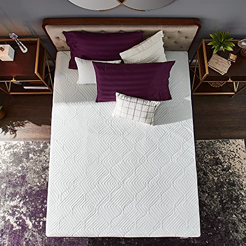 Sleep Innovations Hudson Hybrid 10 Inch Cooling Gel Memory Foam and Innerspring Mattress with Cool Touch Quilted Cover, King Size, Bed in a Box, Medium Support