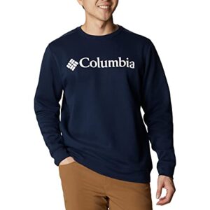 Columbia Men's Trek Crew, Collegiate Navy/White, X-Large