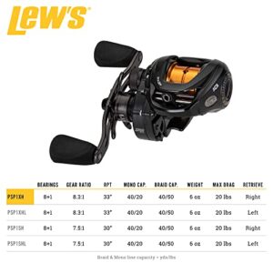 Lew's Team Pro SP Skipping and Pitching, Black, One Size, (PSP1XH)