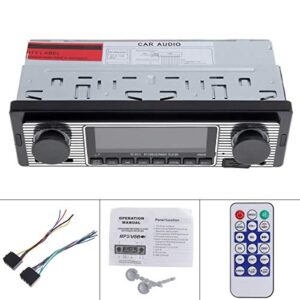 epathchina 12v bluetooth car radio mp3 player vehicle stereo audio support fm / usb / sd / aux with remote control
