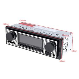 ePathChina 12V Bluetooth Car Radio MP3 Player Vehicle Stereo Audio Support FM / USB / SD / AUX with Remote Control