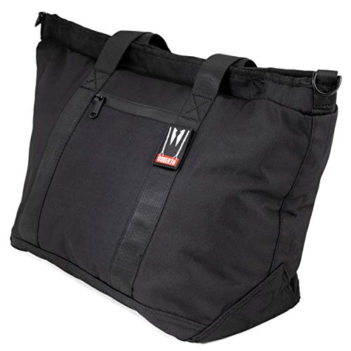 Dime Bags Omerta Convoy Carbon Filter Lockable Tote Bag | Carbon-Lined Duffle with Locking Zipper and Padded Interior (Black)