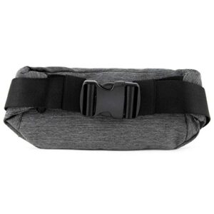 Dime Bags Puff Pack | Water-Resistant Fanny Pack | Athletic Waist Bag (Black)