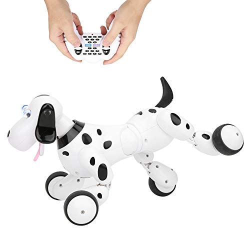 Multi‑Functional Robots Electric Dog, Electronic Pet, Smart for Kids Children(Black)