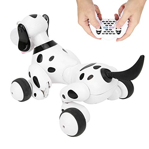 Multi‑Functional Robots Electric Dog, Electronic Pet, Smart for Kids Children(Black)