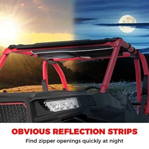 KEMIMOTO UTV Roof Bag, Overhead Storage Bag, UTV Roof Bag Large Capacity Prevent Sagging 1680D Compatible with 2014-2023 Polaris RZR XP 1000 / S 1000 Turbo 900 S Can Am Commander MAX