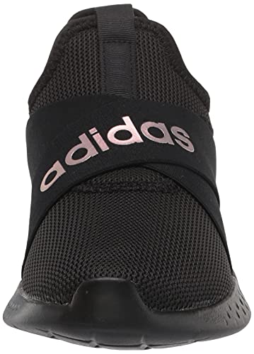 adidas Women's Puremotion Adapt Running Shoe, Black/Black/Iridescent, 10