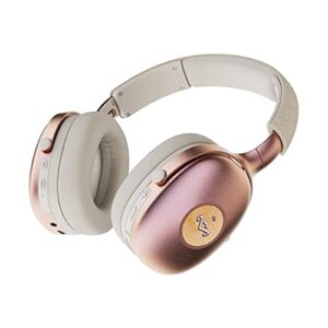 House of Marley Positive Vibration XL ANC: Noise Cancelling Over-Ear Headphones with Microphone, Wireless Bluetooth Connectivity, and 26 Hours of Playtime, Copper