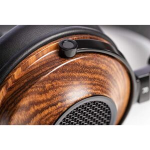 KLH Ultimate One Open-Back Over Ear Headphones | Premium Studio Music | High-Fidelity Beryllium Driver | Deep Bass | Hi-Res Audiophile Premium Quality | Real Zebrawood Ear Cups