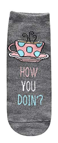 Hyp Friends TV Show Famous Quotes/Moments Juniors/Womens 5 Pack Ankle Socks